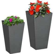 OutSunny Outdoor Planter Boxes OutSunny 2-Pack Planter Flower