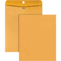 Office Depot Brand Clasp Envelopes, 11 1/2" x 14 1/2" Brown, Box Of 100