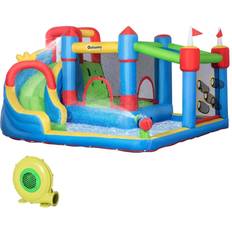 Bouncy Castles OutSunny Inflatable Bounce Castle
