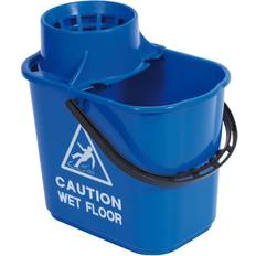 2Work Plastic Mop Bucket with Wringer 15L