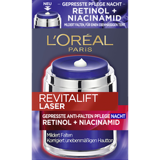 L'Oréal Paris Gesichtspflege L'Oréal Paris Revitalift Laser Gepresste Anti-Falten Pflege Nacht Retinol + Niacinamid