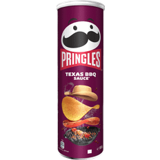 Chips Snacks Pringles Texas BBQ Sauce Flavour 185g 1Pack