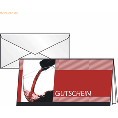Büroklammern, Papierklemmen & Magnete Sigel Gutscheine Vino Rosso