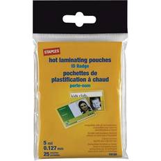 Staples Lamination Films Staples ID Tag Laminating Pouches 5 mil