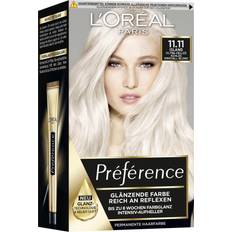 Bleichmittel reduziert L'Oréal Paris Préférence 11.11 Ultra-Helles Kühles Kristall-Blond Island Coloration