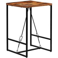 Holz Bartische vidaXL Solid Bar Table 27.6x27.6"