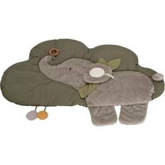 Grün Teppiche Sterntaler Baby Unisex Krabbeldecke Wolkenform Elefant Eddy Schlafteppich, Spielmatte