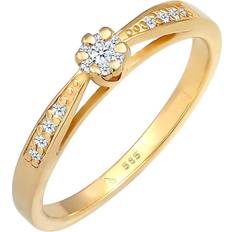 Gold Ringe Diemer Engagement Ring - Gold/Diamonds
