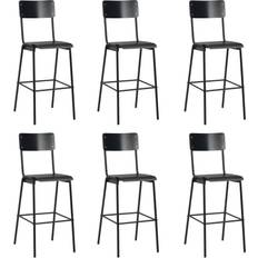 Sperrholz Barhocker vidaXL Chairs 6 Bar Stool 6pcs