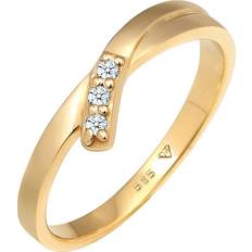 Elli Engagement Ring - Gold/Diamonds