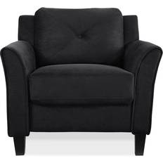 Relaxing Chairs Armchairs Lifestyle Solutions Harrington Black Armchair 32.7"