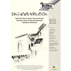 Papier Folia Skizzen-Block A4 50Blatt 120Gr