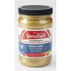 Speedball Opaque Fabric Screen Printing Ink, 32-Ounce, Gold