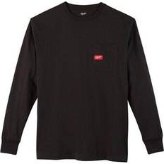 Milwaukee Heavy Duty Black Pocket Long Sleeve T-Shirt