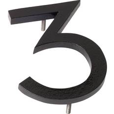 Metal Products Inc. 4 Floating Mount House Number Metal H