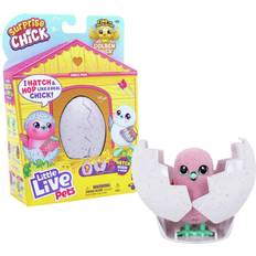 Little Live Pets Toys Little Live Pets Surprise Chick; Cute Interactive Collectible Toy Chick Chirps & Taps; Hatches Out of Egg & Hops About Pink Egg