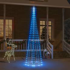 Juletrær vidaXL on Flagpole Blue 310 LEDs Juletre