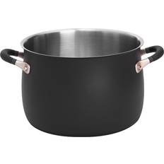 Meyer Cookware Meyer Accent Series Stainless Steel Induction Stockpot, 8Qt with lid