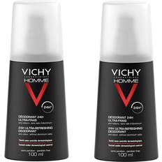 Vichy Homme 24H Ultra Refreshning Deo Spray 100ml 2-pack
