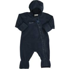 Polyester Jumpsuits Sterntaler Fleece-Overall STERNCHEN in dunkelblau