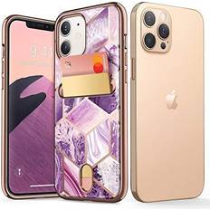 Apple iPhone 12 Wallet Cases i-Blason iPhone 12, iPhone 12 Pro 6.1 inch (2020 Release) Cosmo Wallet Case