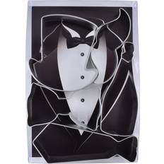 M Handsome Gents Bow Tie, Top Moustache Cookie Cutter
