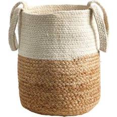 Nearly Natural Outdoor Planter Boxes Nearly Natural 12.5 Jute Cotton Basket Planter