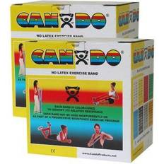 CanDo Twin-Pak Latex-Free Exercise Band, Yellow, 100 Yard