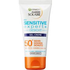 Garnier Sonnenschutz Garnier Ambre Solaire Sensitive expert+ Gesicht Gel-Creme LSF 50+