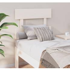 vidaXL white, 93.5 Solid Pine Bed Sänggavel