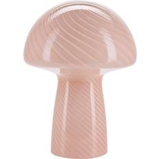 Glass Bordlamper Cozy Living Mushroom Pink Bordlampe 32cm