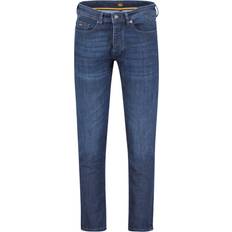 Polyester Jeans HUGO BOSS Taber Tapered Fit Jeans - Dark Wash Navy