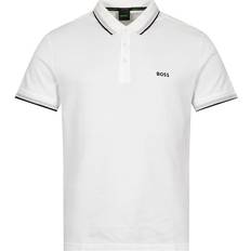 Hugo Boss Herren Poloshirts HUGO BOSS Athleisure Paddy Polo Shirt - White