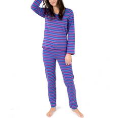 Leveret Women's Loose Fit Unicorn Stripes Pajamas