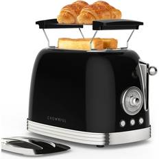 Wide 2 slice toaster Crownful 2-Slice Toaster, Extra Wide Slots