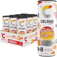 Celsius energy drink Celsius Sparkling Energy Drink with MetaPlus Formula Fantasy Vibe