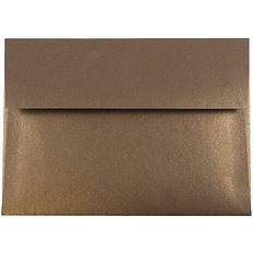 Jam Paper A7 Envelopes 5.3x7.3 Bronze Metallic 25/Pack