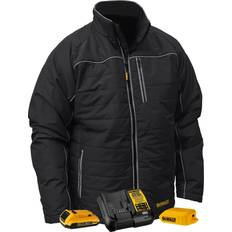 Dewalt Outerwear Dewalt Heated Kit Jacket Black Quilted
