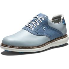 FootJoy Men's Traditions Golf Shoe, Grey/Blue