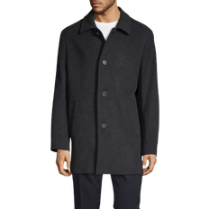 Men Coats Cole Haan Men's Wool-Blend Italian Topcoat