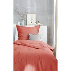 Rot Bettbezüge Primera Hahn Baumwolle Stone Washed Bettbezug Orange, Rot (200x80cm)
