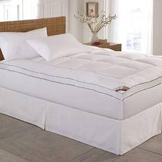 California King Mattress Covers Kathy Ireland Gusseted Mattress Cover White (213.4x182.9)