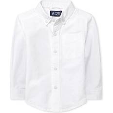 The Children's Place Toddler Boy's Uniform Oxford Button Down Shirt - White