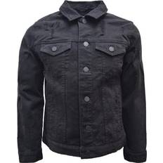 Black - Denim Jackets - Men XRay Men's Distressed Flex Stretch Denim Jacket