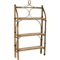 Dkd Home Decor Natural Rattan Bamboo 3 Bokhylle