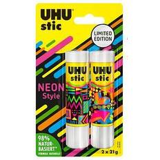 UHU 2 Neon Edition Klebestifte 2x 21,0 g