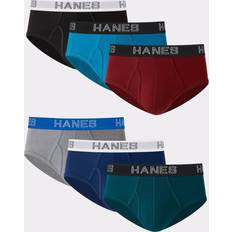 Hanes Men's Ultimate 6-Pack Stretch Briefs, Medium, Multicolor