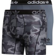 Adidas Men's Underwear adidas Trefoil Boxer Briefs 2-pack - Black/Onix