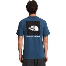 The North Face Men T-shirts & Tank Tops The North Face Box NSE Short-Sleeve T-Shirt for Men Shady Blue/TNF Black