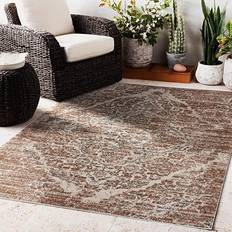 Persian Area Rugs Luxe Weavers Stainless Steel, Gray, Beige, Blue, Silver, Multicolor 63x88"